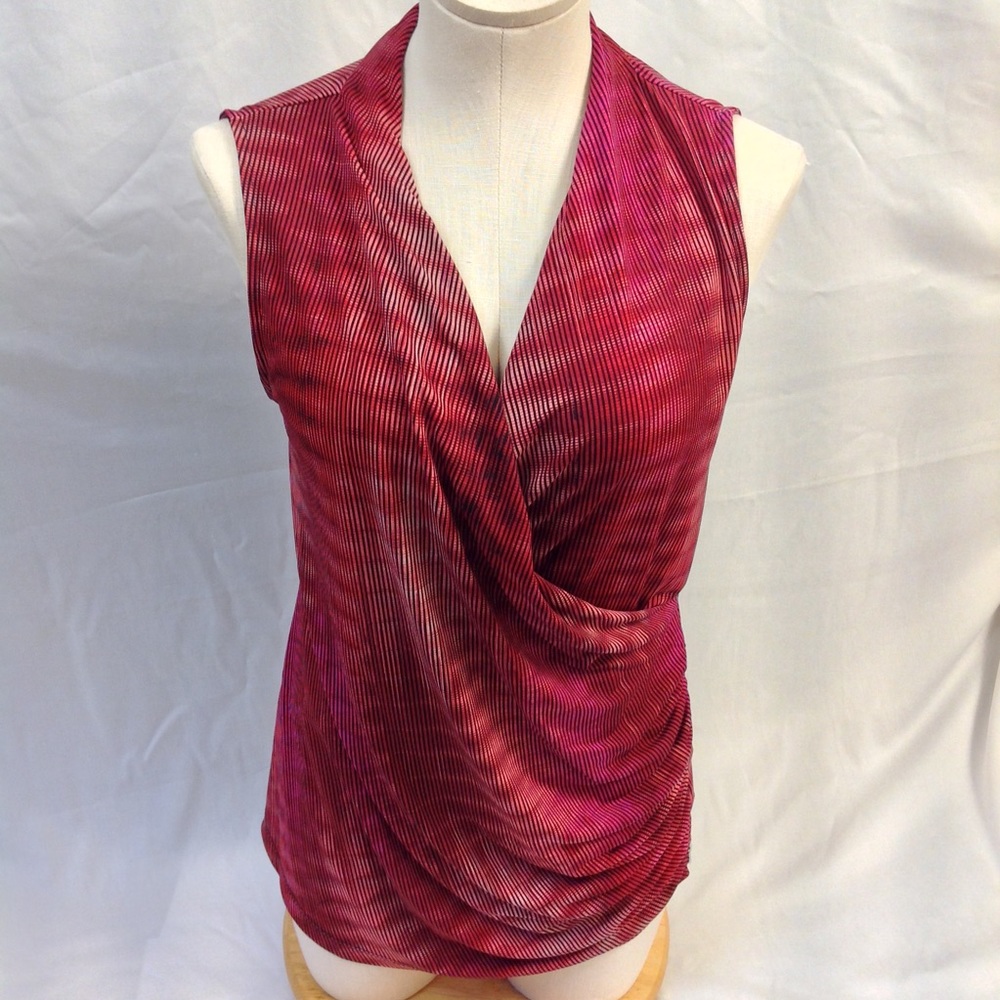 3/$15:Worthington Sleeveless Top with Side Zip